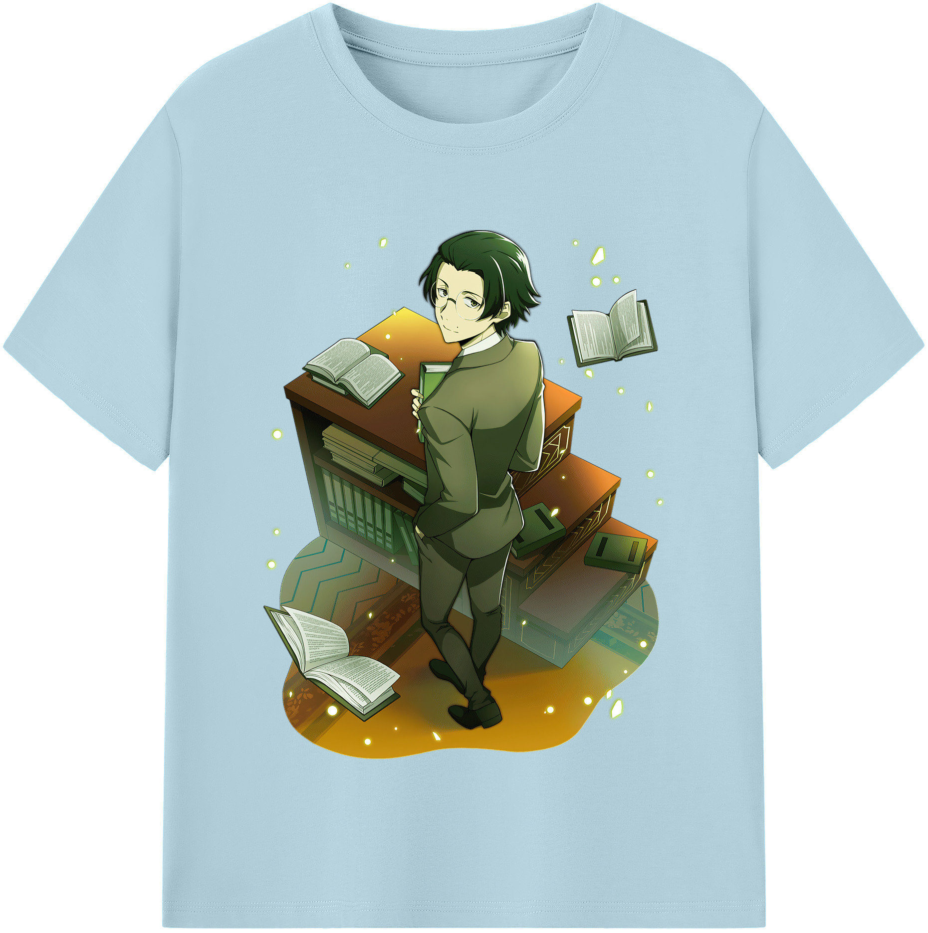 （画像用） 文豪ストレイドッグス Bungo Stray Dogs 綿100％半袖Tシャツ（フロントプリント）